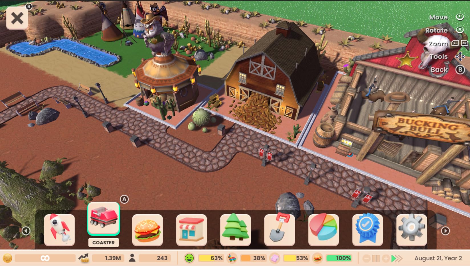 RollerCoaster Tycoon (Adventures Deluxe)