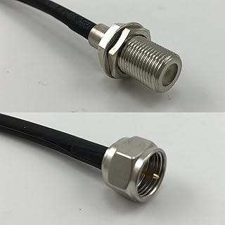 3 feet RG316 F FEMALE to F MALE Pigtail Jumper RF coaxial cable 50ohm Quick USA Shipping