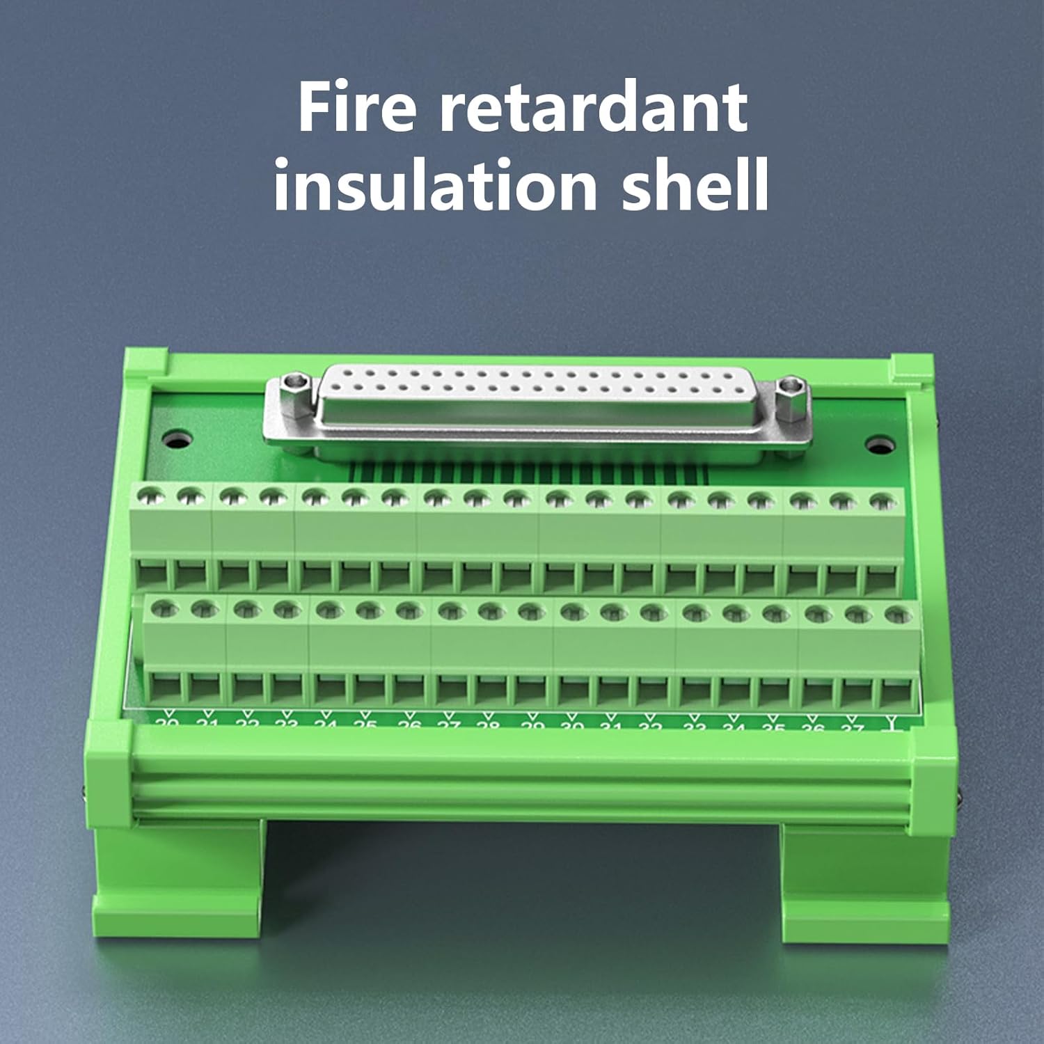 Terminal Blocks, D SUB Serials Port Solderless 9/D15/D25/D37/D50/D62/D78 Male Female Terminals Connectors Rails Type for Industrial Use