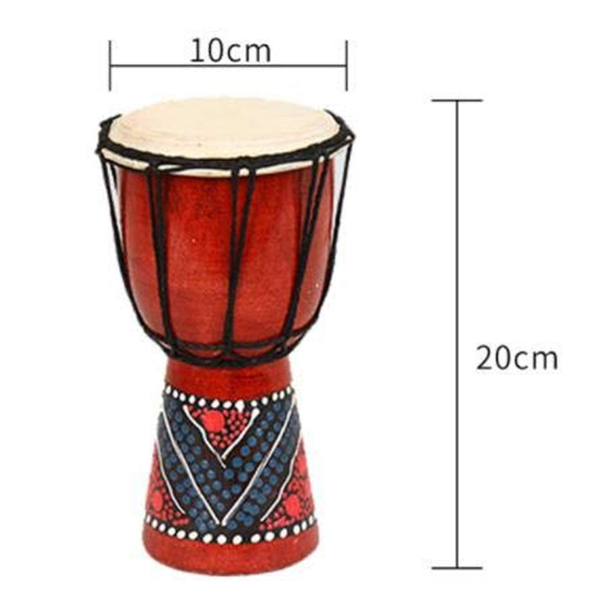 ジャンベ打楽器アフリカン Amazon | ENN LLC ジャンベ 手作りアフリカンドラム 木製