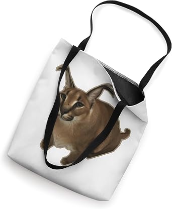 Big Floppa Meme Cat Tote Bag