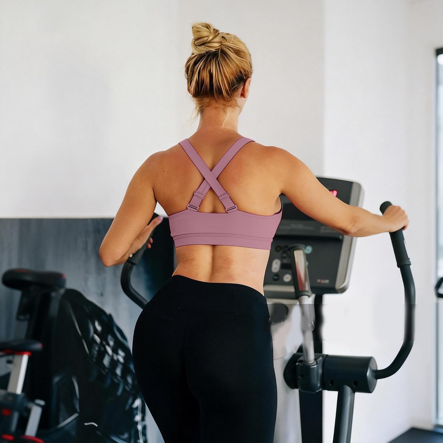Vorcy High Impact Sports Bras Criss Cross Back Sports Bras Adjustable Sports Bras High Support Bras Workout Bra Yoga Bra