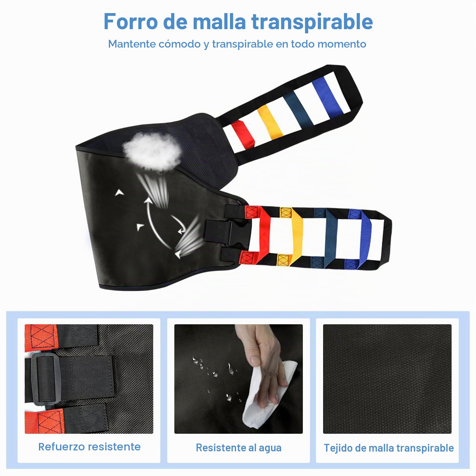 Correa de transferencia, cinturón de transferencia para ancianos, cinturones de marcha para personas mayores, cinturón de elevación de pacientes resistente, ayuda de elevación de movilidad, cinturón