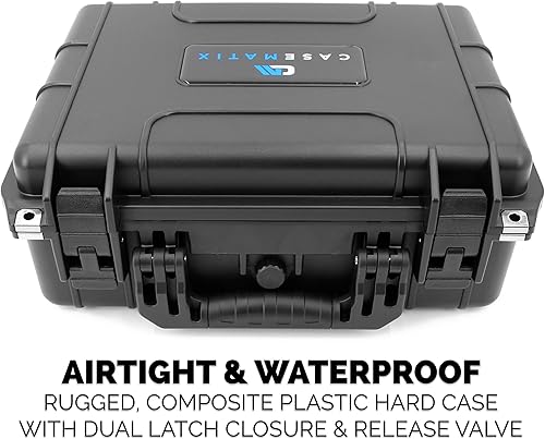 Miniatura 7 de Casematix - Caja de almacenamiento impermeable para cómics de 16.0in, protege hasta 8 libros de cómics graduados CGC o 30 cargadores superiores de