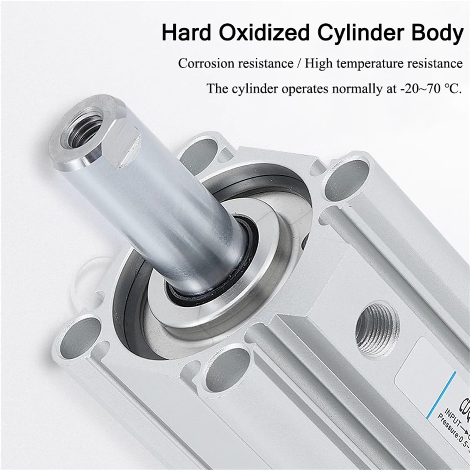 1 x Pneumatikzylinder CQ2B-12/16/20/25x5/10/15/20/25/30D doppeltwirkender kompakter Luftzylinder Standard-Innengewinde Einzelstange (Hub 35 mm, CQ2B12)