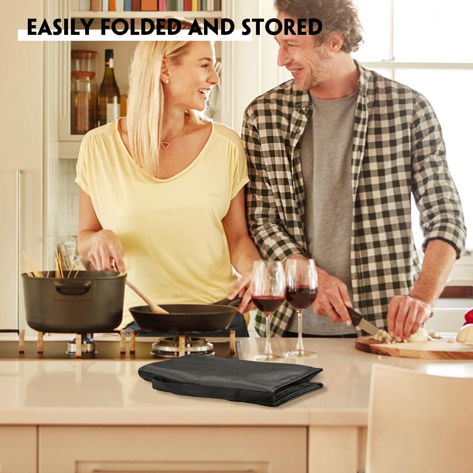 Copertura antipolvere universale impermeabile per macchina da caffè, compatibile con De'Longhi Magnifica S/Evo, Philips Serie 2200/3300/5400, Melitta Solo e altri, Nero, 40 x 26 x 44 cm