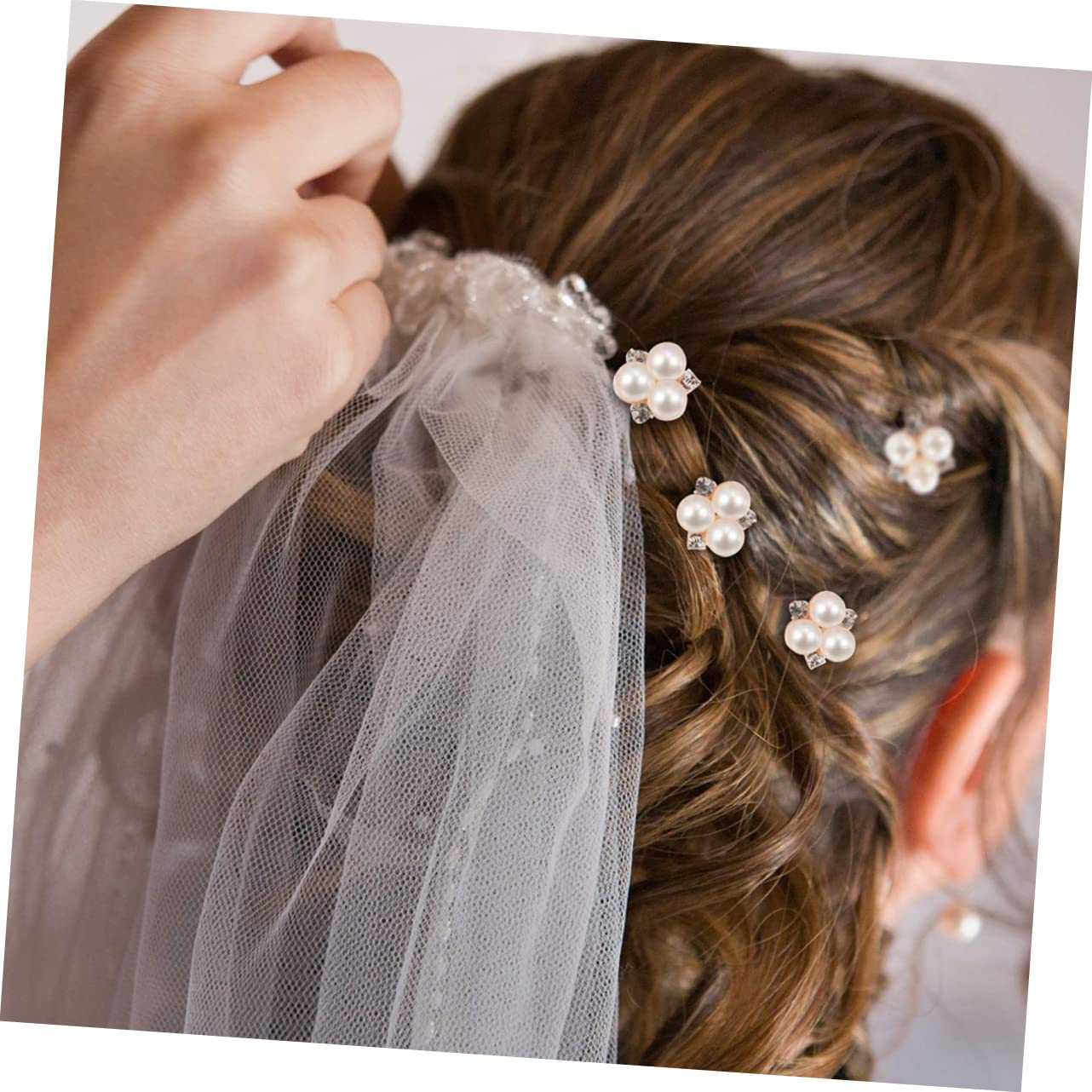 Baluue 54stücke Teiliges Förmiger Haarnadeln Mit Perlen Und Strass Für Bräute Eleganter Haarschmuck Für Hochzeiten Für Brautjungfern Und -frisuren