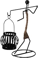 Vista 1 de Portavelas de alambre decorativo moderno lámpara de té lámpara de mesa centro de mesa soporte de vela, transporte trasero