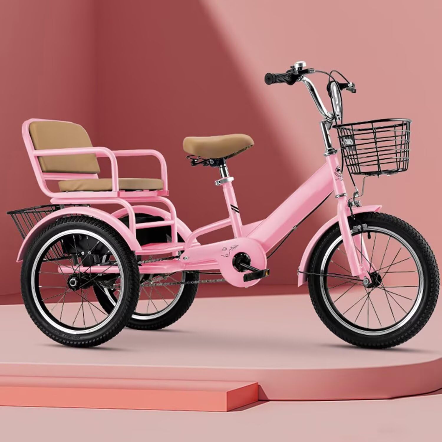アクセサリー Bambina 3 Wheel Cycle Amazon.com: 3 Wheels Bicycle,Rickshaw Tricycle with Pedals,Tandem