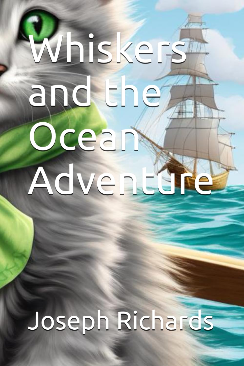 Whiskers and the Ocean Adventure (Adventures of Whiskers - the playful and curious cat)