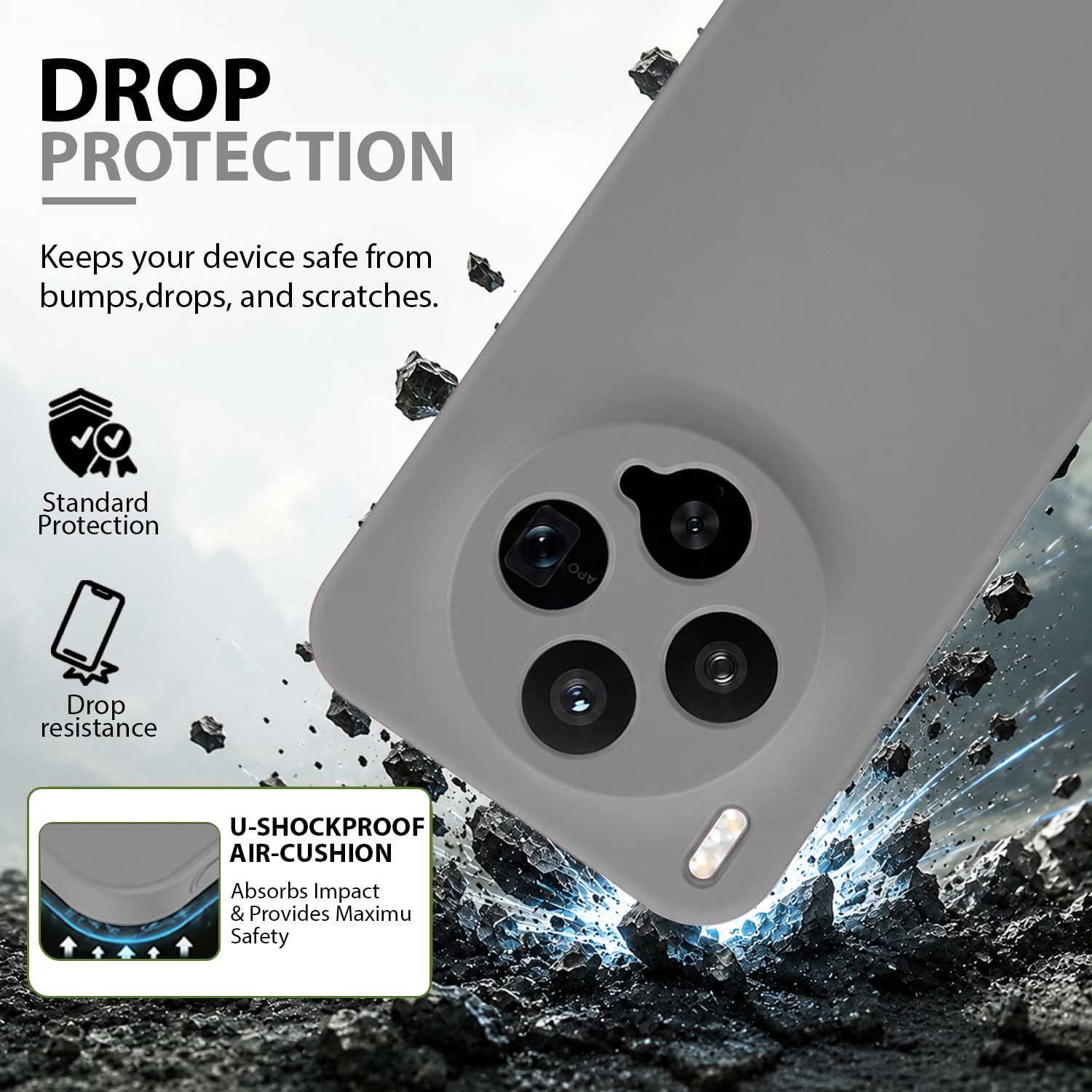 Vivo X300 5G Case - Silicone Back Cover -2