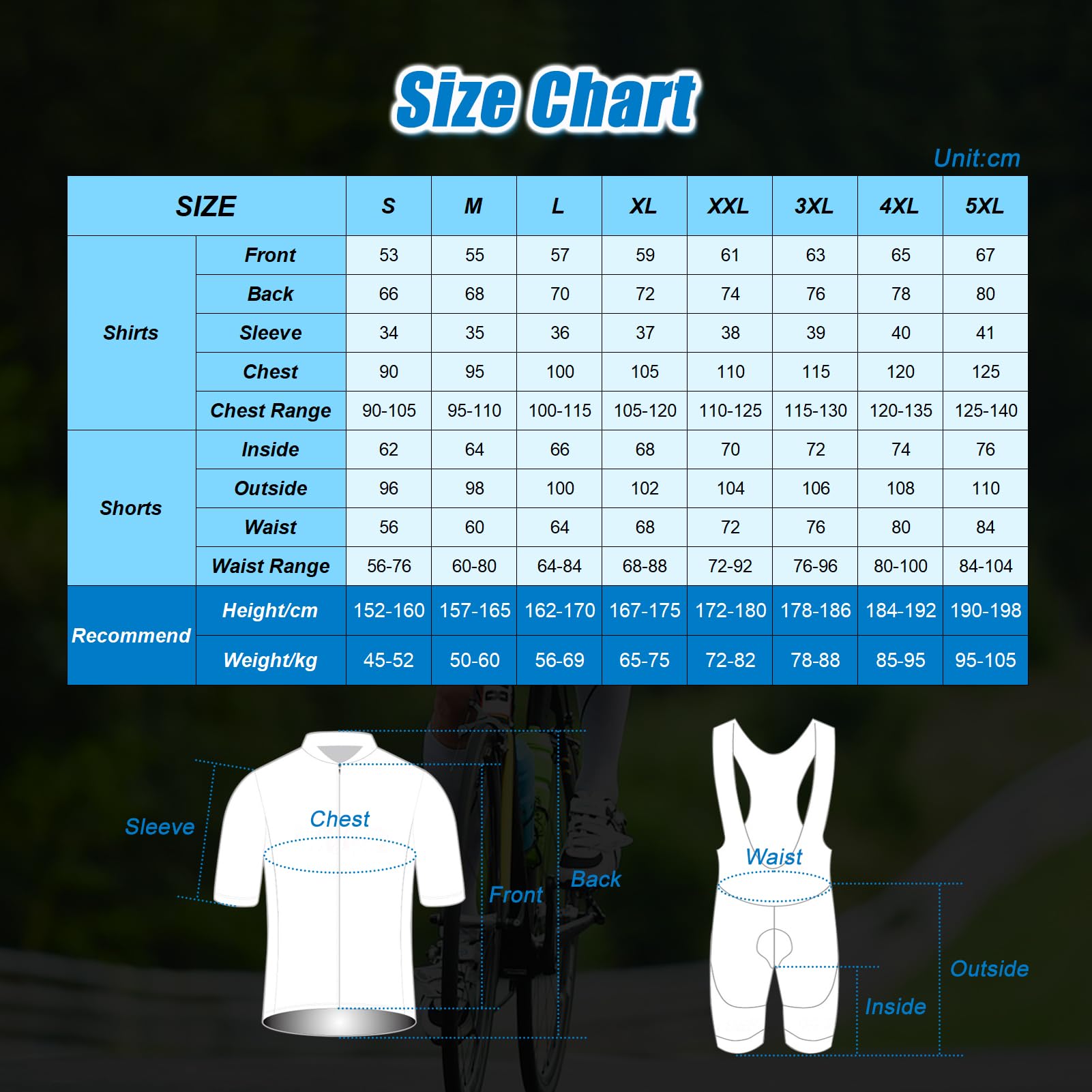 Vêtements Cyclisme Maillot de Velo VTT Homme Été,Tenue Cycliste Manche Courte MTB Jerseys Shirt et Cuissard à Bretelle avec 9D Coussin Gel,Ensemble Combinaisons de Cycling Respirant Séchage Rapide