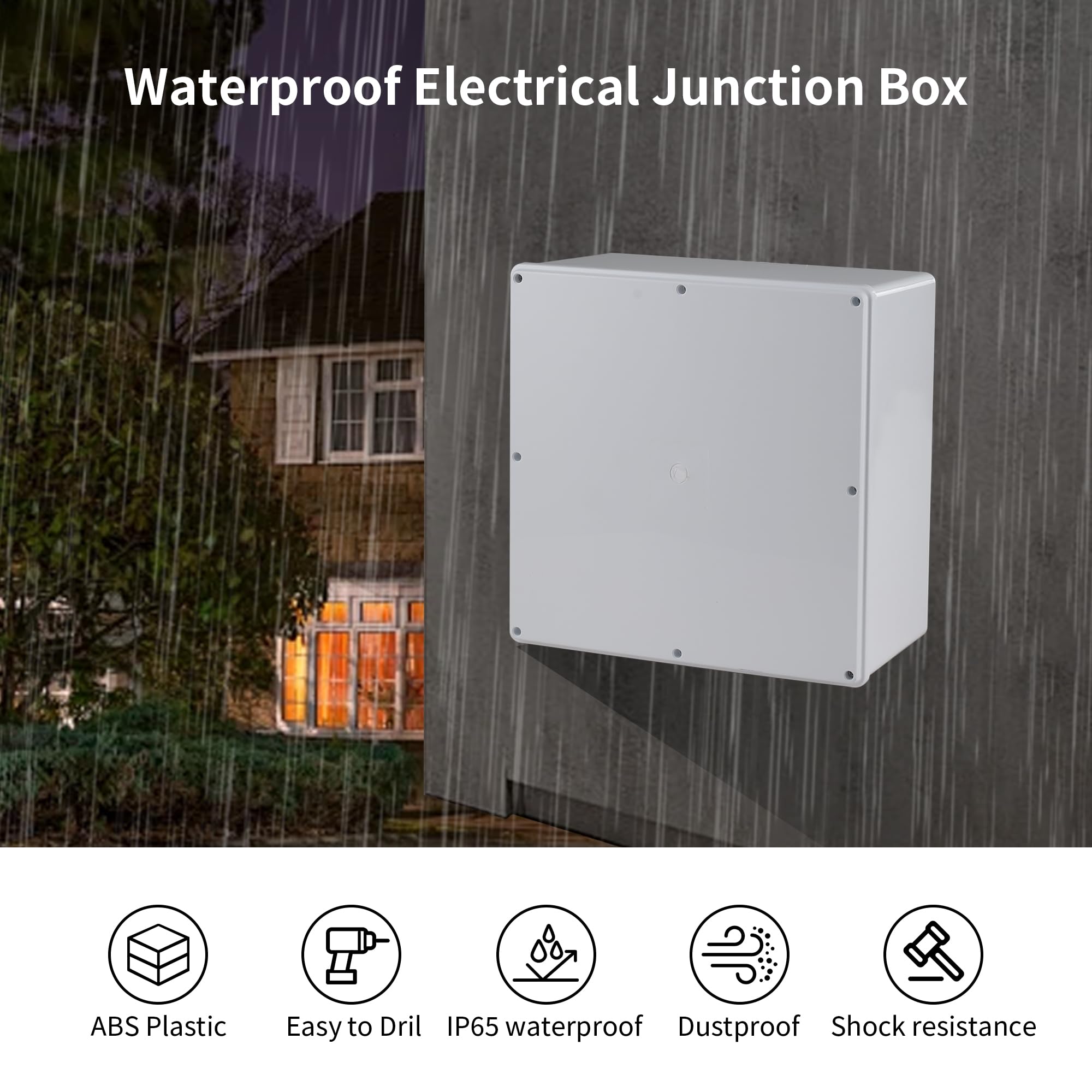 Waterproof Electrical Box - IP65 Dustproof Junction Box -4