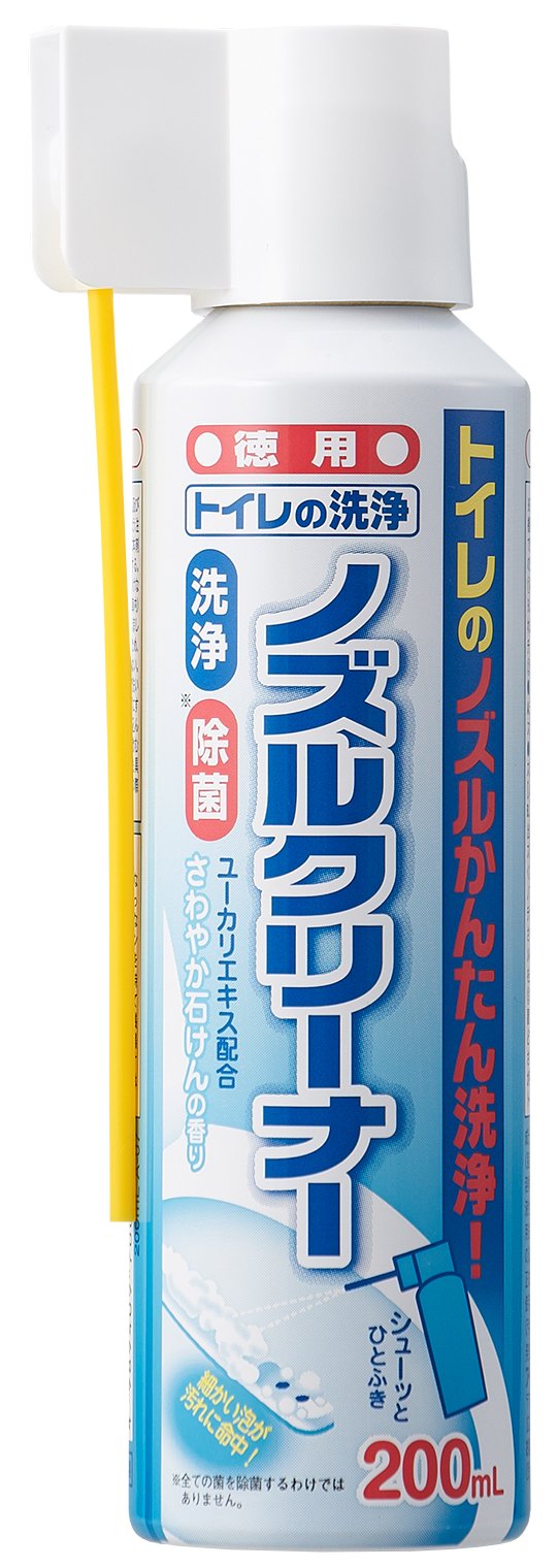 アイメディア(Aimedia) トイレ洗剤 トイレクリーナー ノズル 200ml 日本製 トイレ用洗剤 掃除 除菌 温水洗浄便座 便器 トイレ用掃除 トイレの洗浄ノズルクリーナー