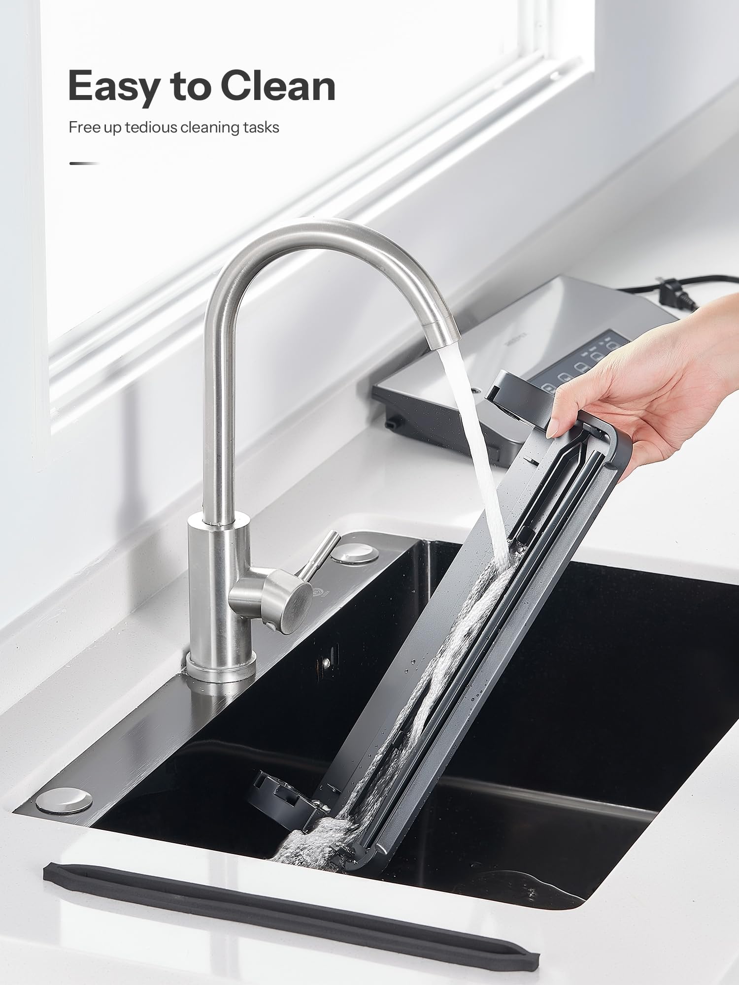 Macchina Sottovuoto, Reemix 8-in-1 Macchina Sottovuoto per Alimenti con Potente Aspirazione 65 KPA, Sottovuoto con Lama Integrata, 20 Sacchetti & Tubo Accessorio, Luci LED, Facile da Pulire