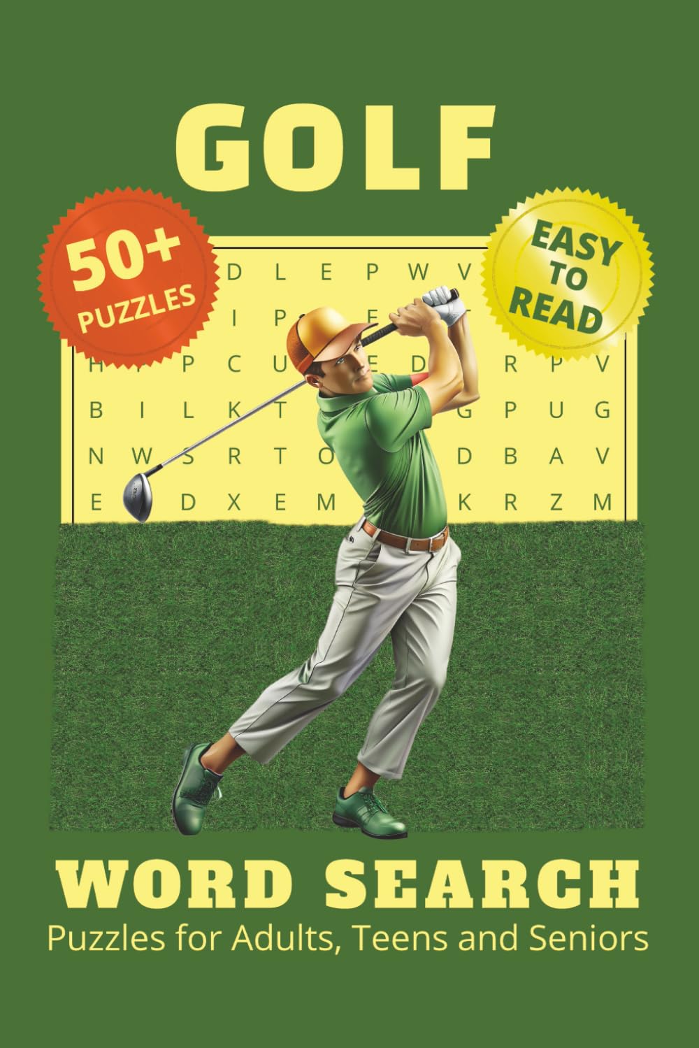 Ultimate Golf Word Search Puzzle Mania: 50 Plus Easy to Read Puzzles for Adults, Seniors, Teens & Golf Enthusiasts | handy 6x9 inches size, Perfect ... Word Search Puzzles | Challenge you Minds