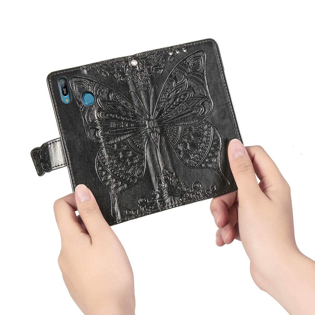 Huawei Y6s Cover di HAOYE, Custodia in Pelle PU Premium con Flip Stand e Portafoglio, Blu Huawei Y6s Cover di HAOYE, Custodia in Pelle PU Premium con Flip Stand e Portafoglio, Blu