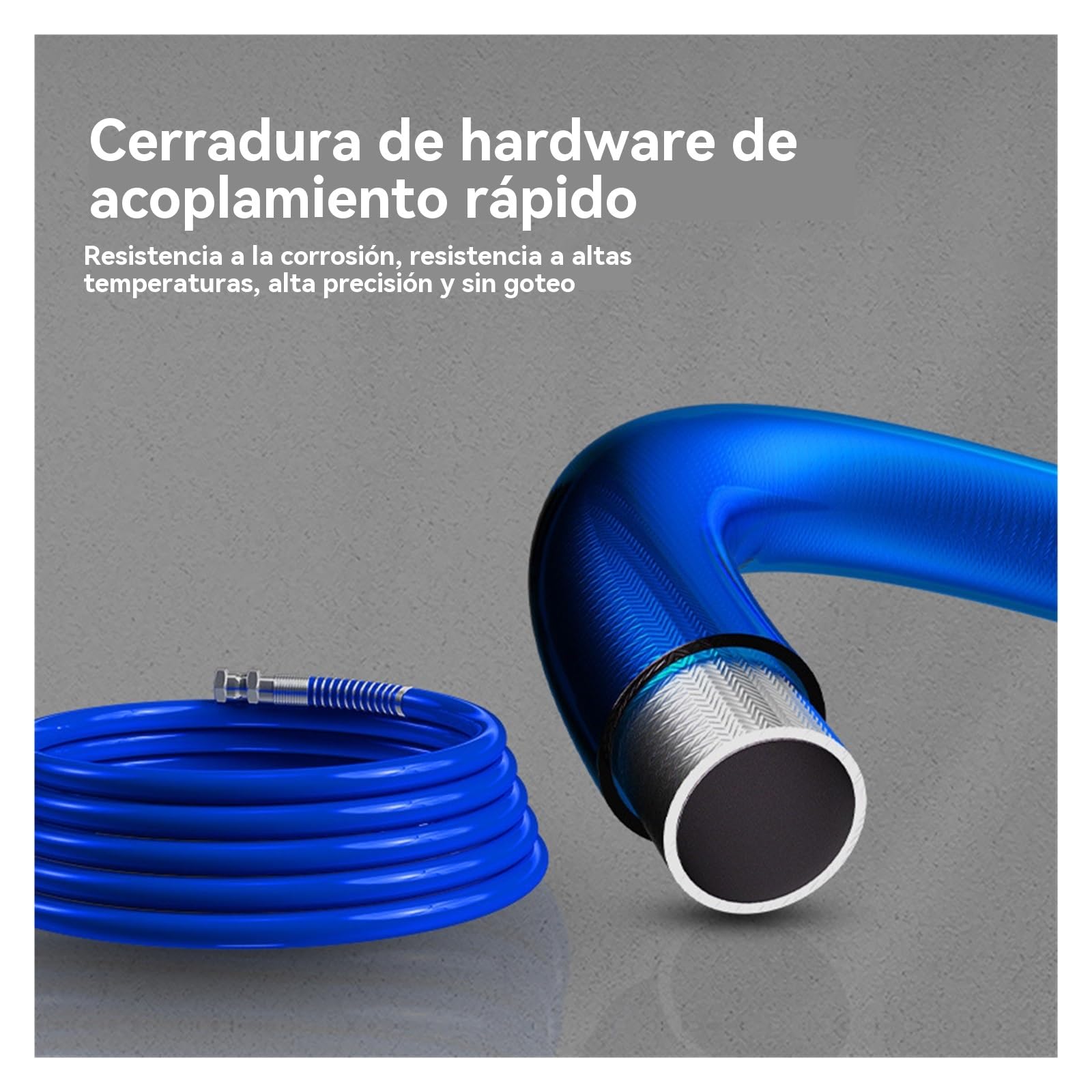 Manguera de fibra de ultraalta presión for pulverizador sin aire, manguera de alambre de acero a prueba de explosiones for pintura de látex, accesorios for mangueras de alta presión for pulverizador d
