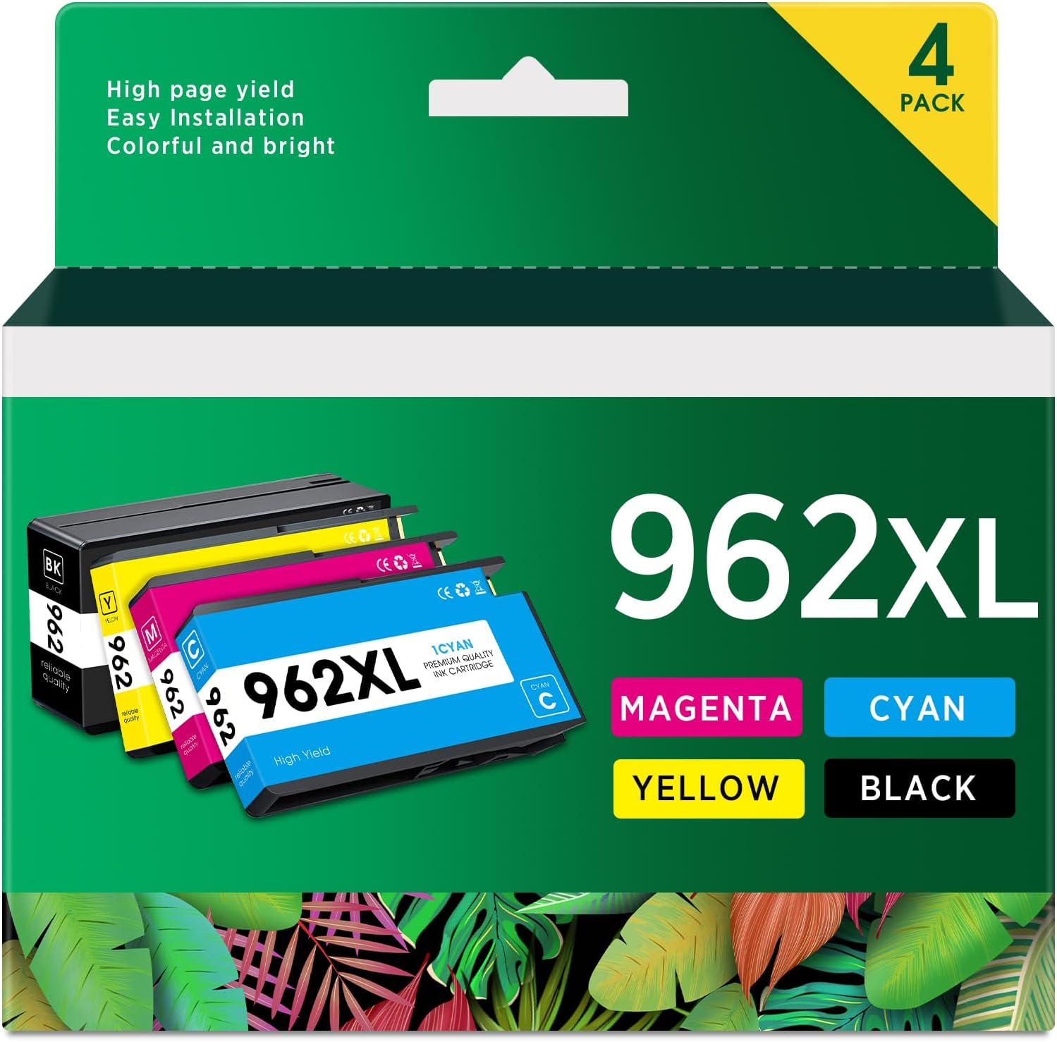 962XL 962 HighYield Ink Cartridge for hp 962xl Ink
