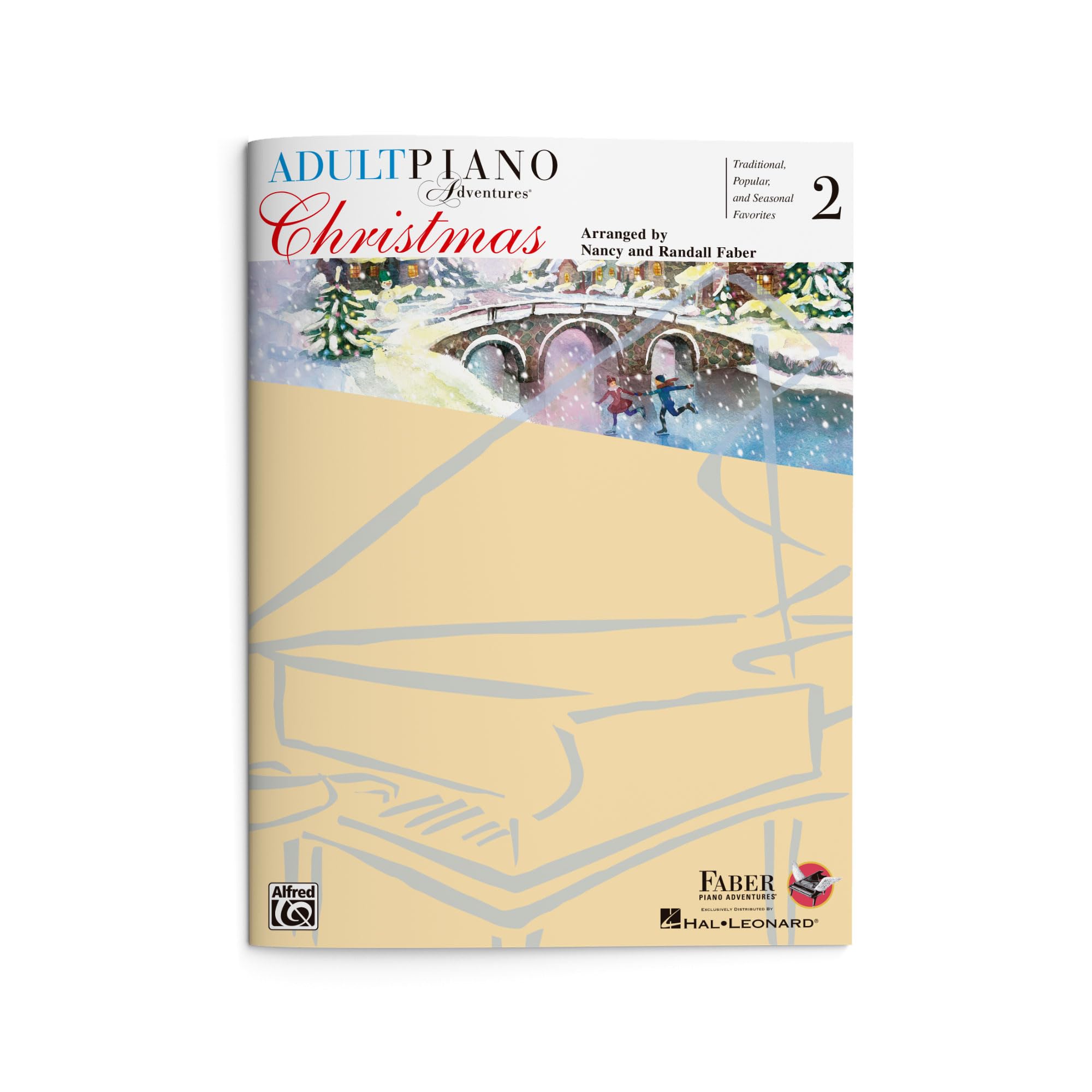 Adult Piano Adventures: Christmas - Book 2 | Piano Sheet Music with Holiday Songs for Intermediate Players | Festive Piano Songbook with Online Audio | Faber Piano Method Book with Christmas Carols