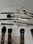 BEAKEY 12pcs Vegan Makeup Brush Set Soft high-density Taklon fibers,durable birch handles,zero shedding,easy to clean,perfect for creating any look