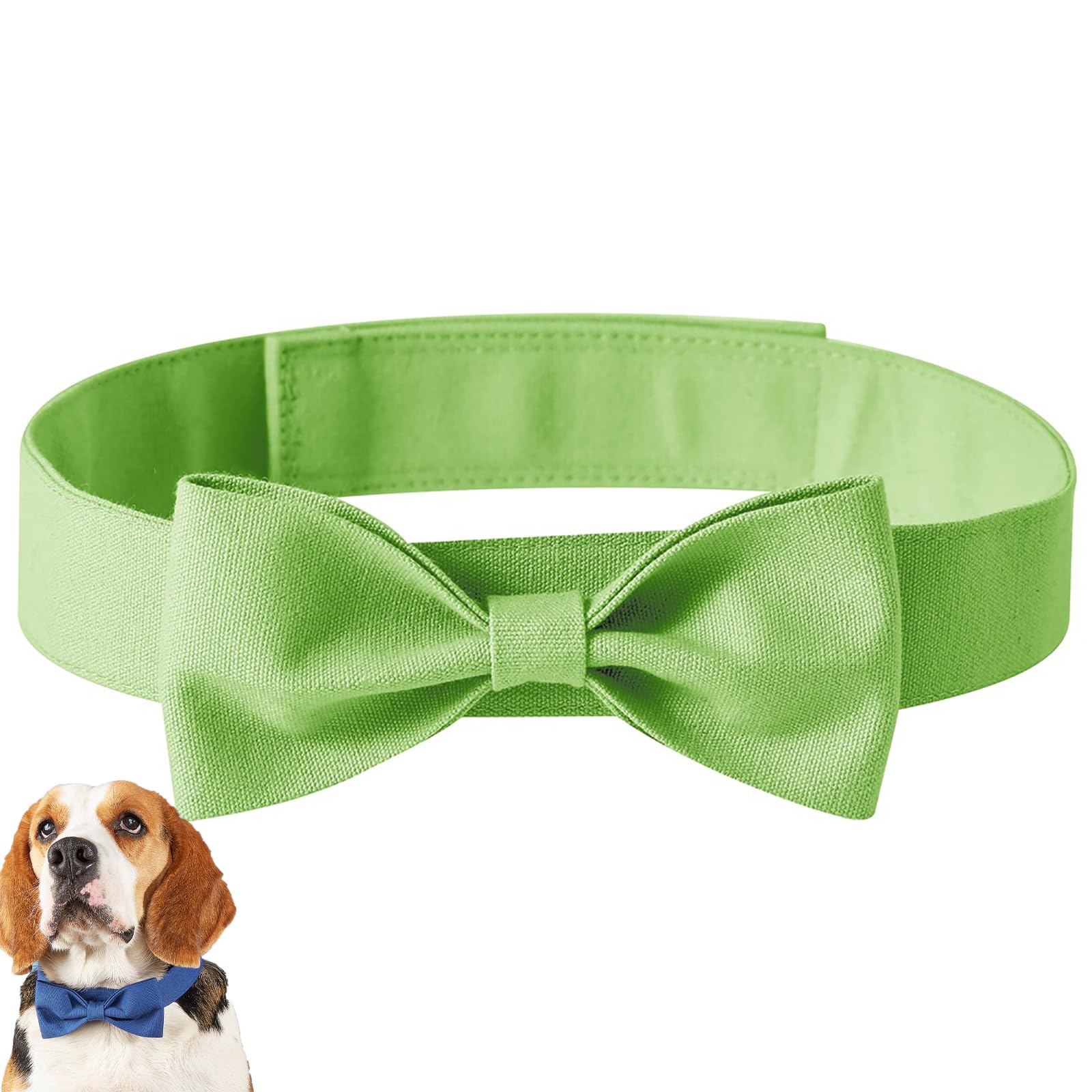 Collier pour chien élégant avec nœud papillon chic 3x50 cm ajustable