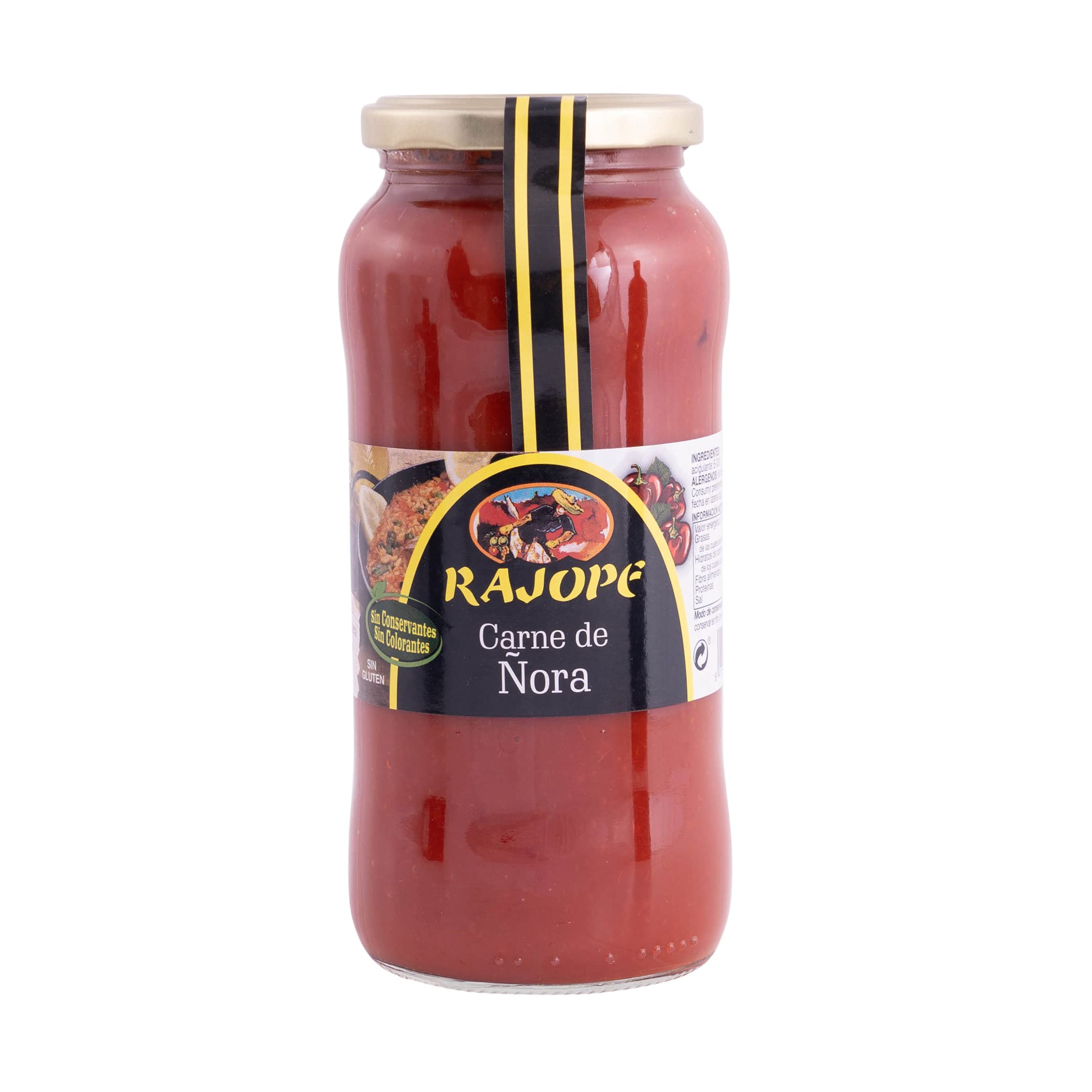 Rajope Ñora Red Pepper Paste Glass (140 g)