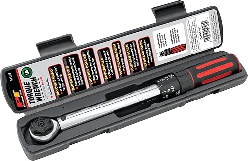 Performance Tool M195 llave dinamométrica de estilo haz de 0-80 pulgadas y 0-7 Newton-metro
