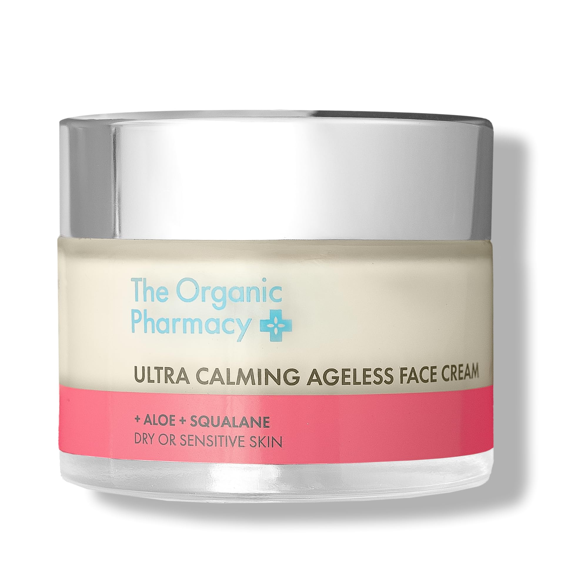 The Organic Pharmacy Ultra Calming Ageless Face Cream 50ml, Hydrates, Soothes, Anti Ageing, With Aloe Vera And Squalane