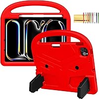 Vista 10 de Funda para niños para iPad Pro 11 2022/2021/2020 (4ª/3ª/2ª generación), funda protectora EVA a prueba de golpes [compatible con carga de lápiz] Negro