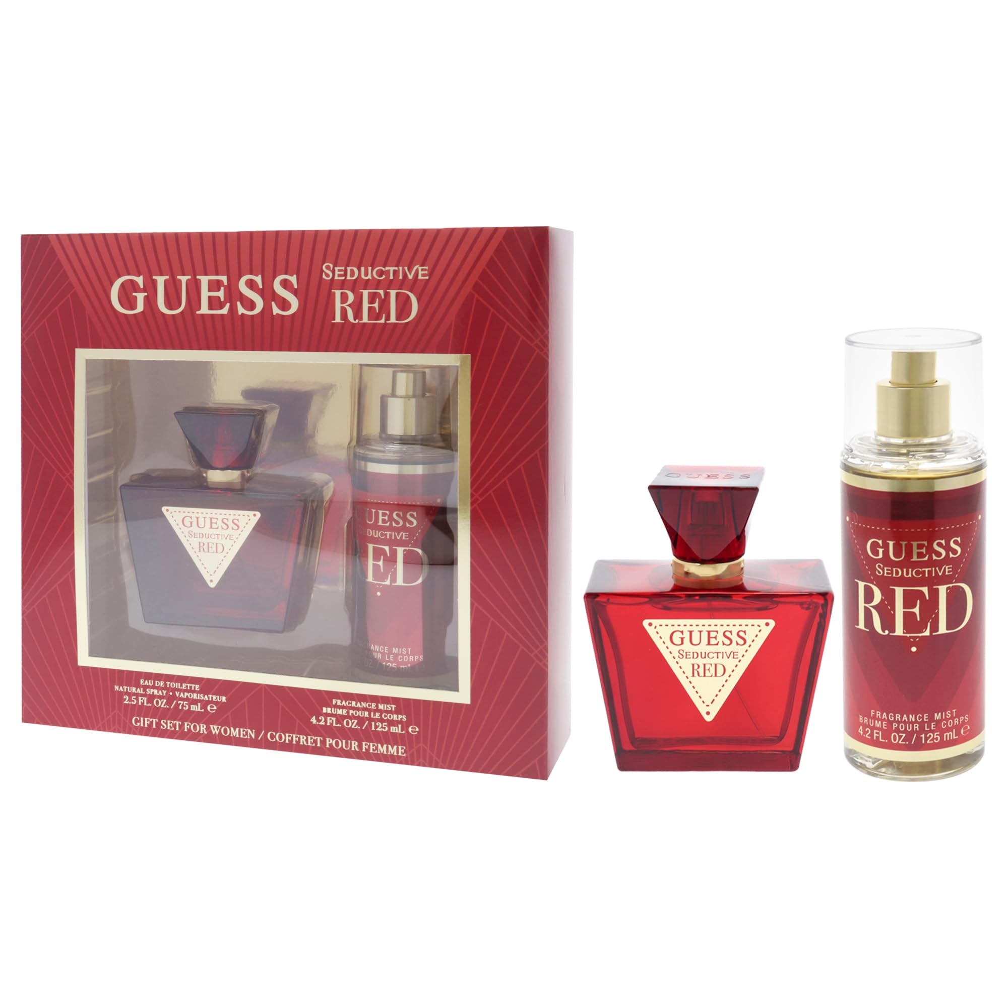 Guess Seductive Red by Guess for Women - 2 Pc Gift Set 2.5oz EDT