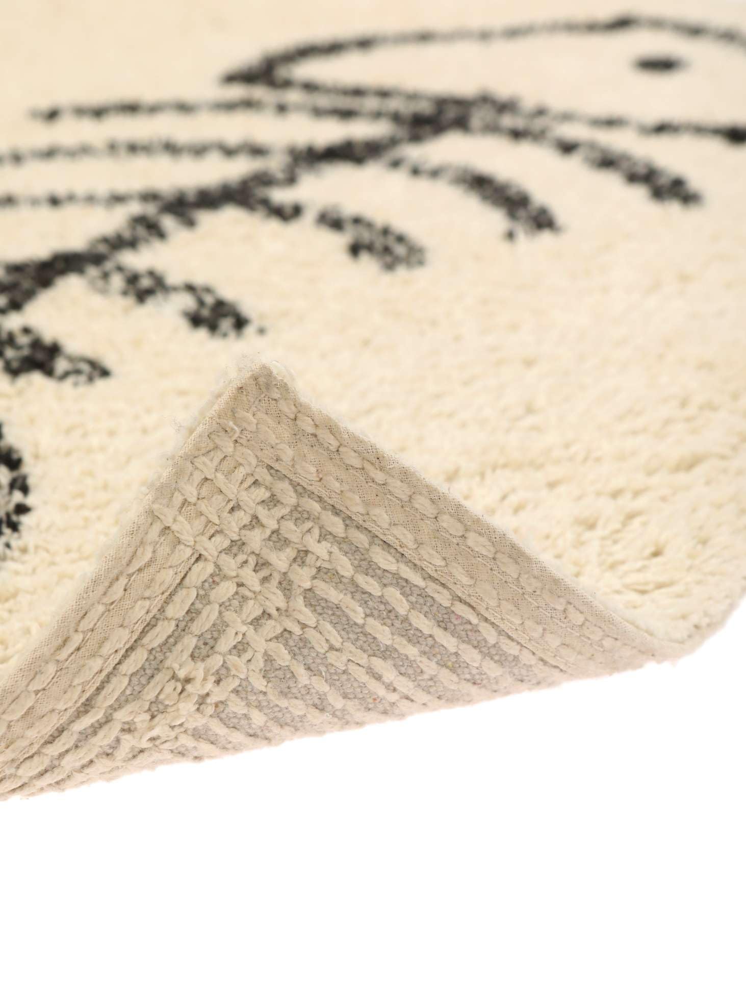 RugVista Neptun Badematte, Rechteckig, 50 x 80 cm, Natural/Schwarz