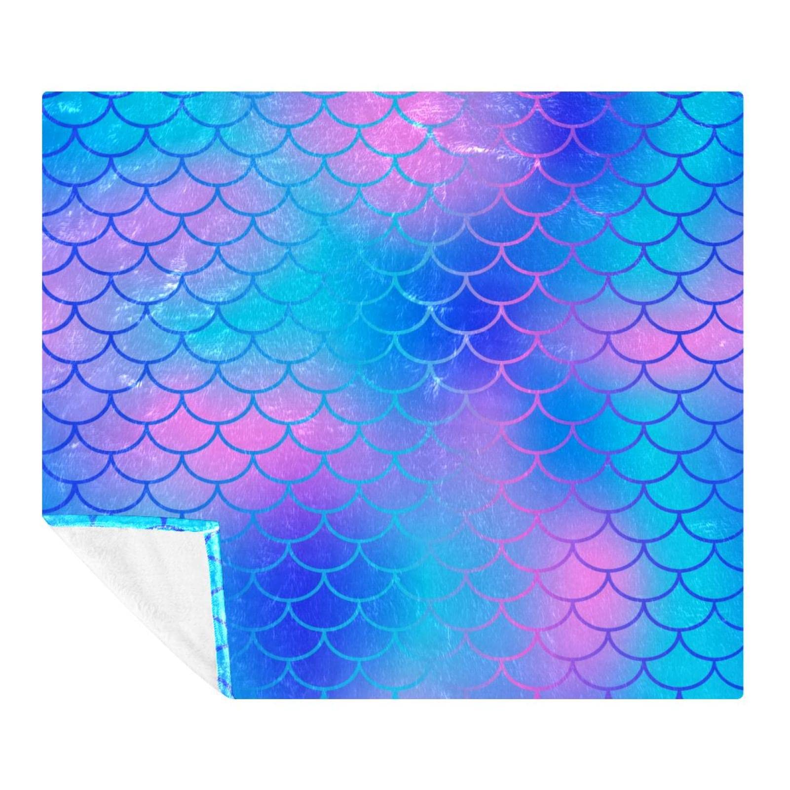 Couverture douce et confortable sirène lit adulte plaid microfibre léger
