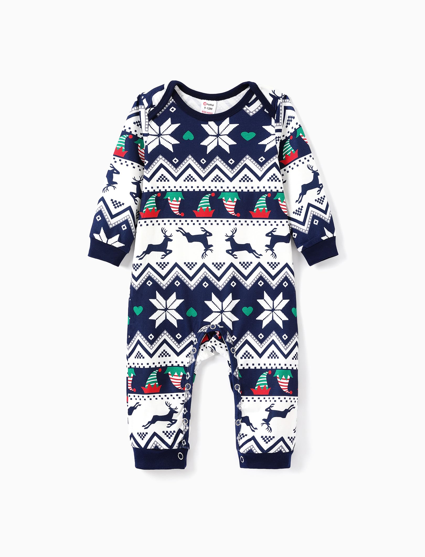 PATPAT - Pigiama Natale Famiglia Coordinati - Pigiami Natalizi per Tutta la Famiglia - Pigiama Donna Invernale - Pigiama Natale Coordinati Coppia - Pigiami Coppia- Pigiama Uomo Invernale
