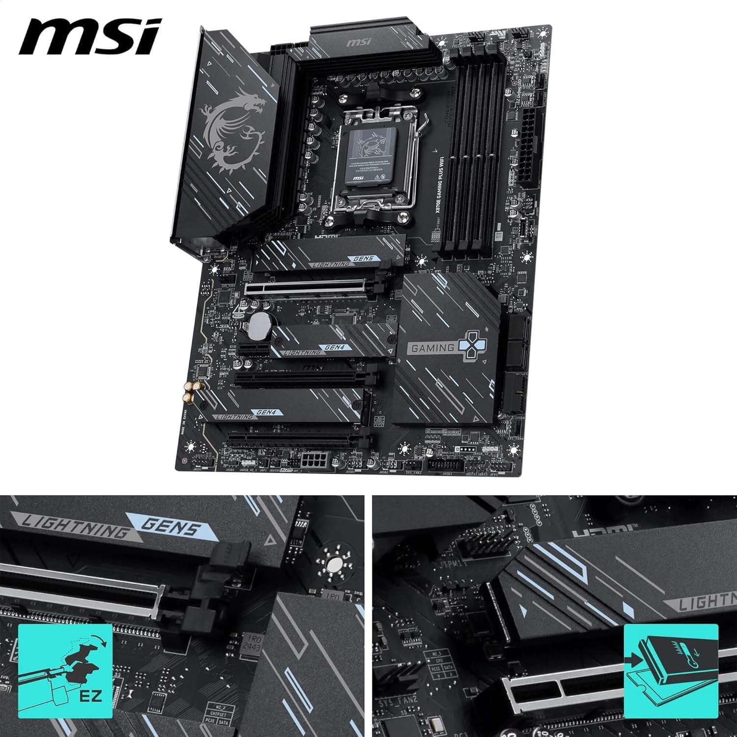 Amazon.co.jp: MICRO CENTER AMD Ryzen 9 9950X CPUプロセッサー MSI