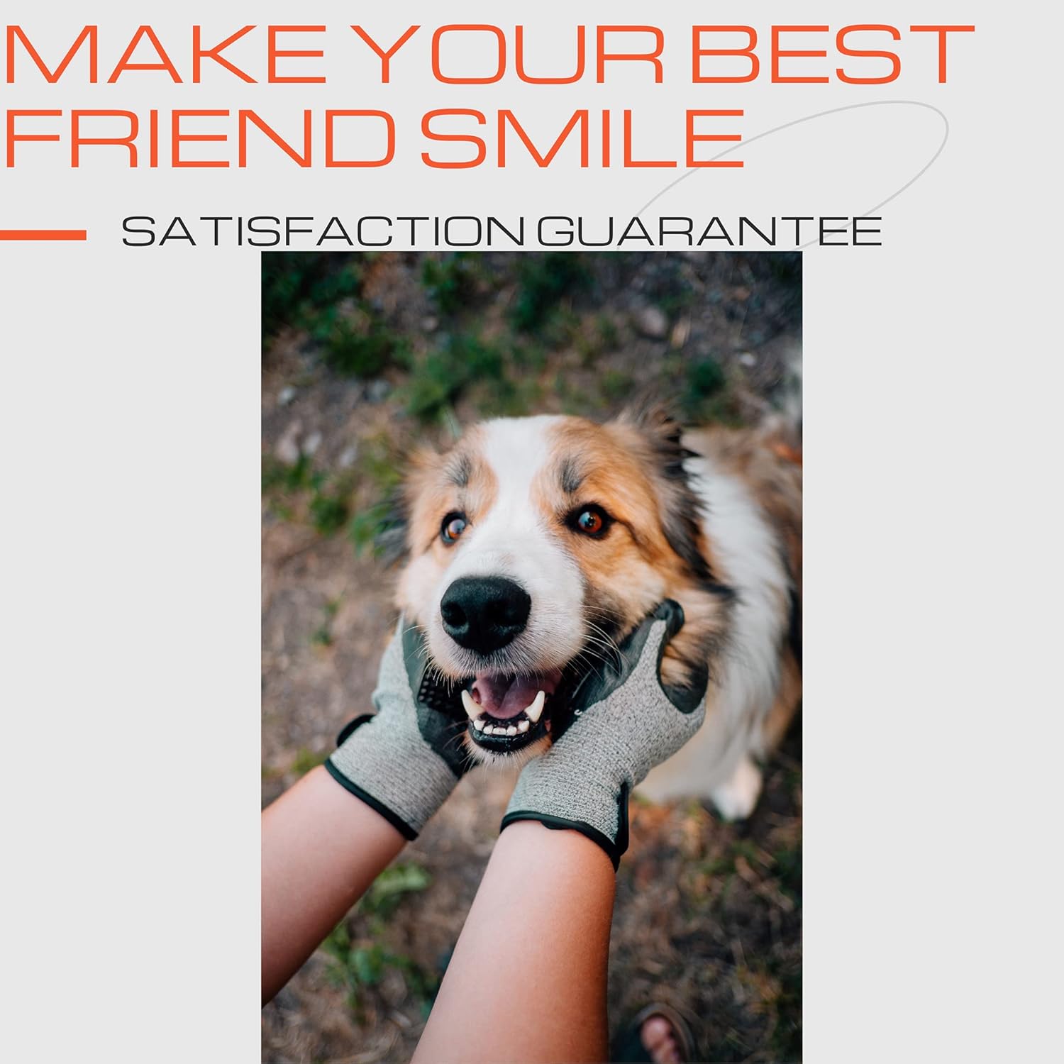 PetsFellow Premium Pet Grooming Gloves, Shedding, Bathing & Hair Remover Gloves, Left & Right Hand, for Cats, Dogs & Horses, Short, Medium & Long Fur