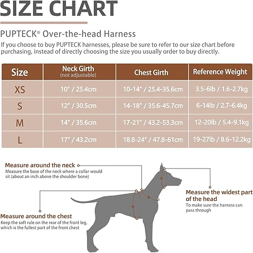 Miniatura 2 de PUPTECK Juego de arnés y correa de malla suave para perro, cachorro y gato, cómodo chaleco acolchado sin tirones, verde oliva, S