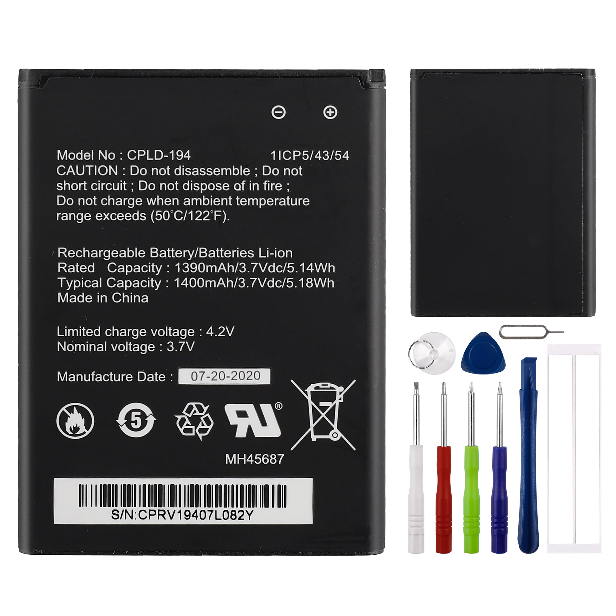 Amazon.com: E-YIIVIIL Replacement Battery CPLD-194 Compatible with