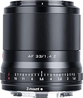 VILTROX 33mm F1.4 Z Mount APS-C Auto Focus Large Aperture Prime Lens with STM Motor Wide Angle Support Eye-AF Lens Compatible with Nikon Mirrorless Camera Zfc Model Z5 Z6 Z7 Z50 Z6Ⅱ Z7Ⅱ