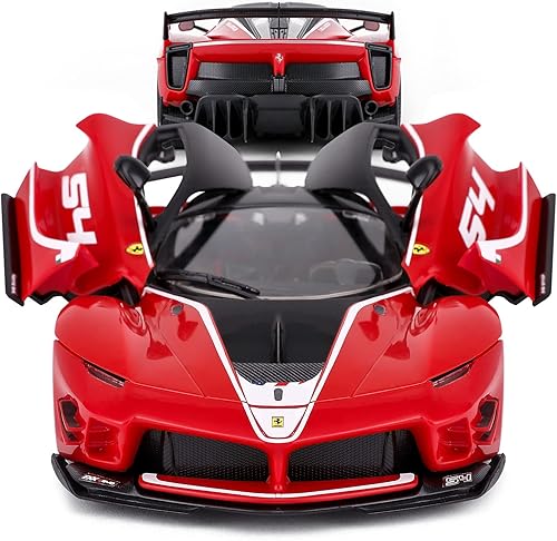 Miniatura 4 de RASTAR Kits de coche RC para construir para coche de control remoto Ferrari FXXK EVO 118, construye tu propio kit de coche RC, ideas de regalo para
