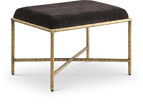 Meridian Furniture 22061Brown Valley Collection Modern | Contemporary Bench with