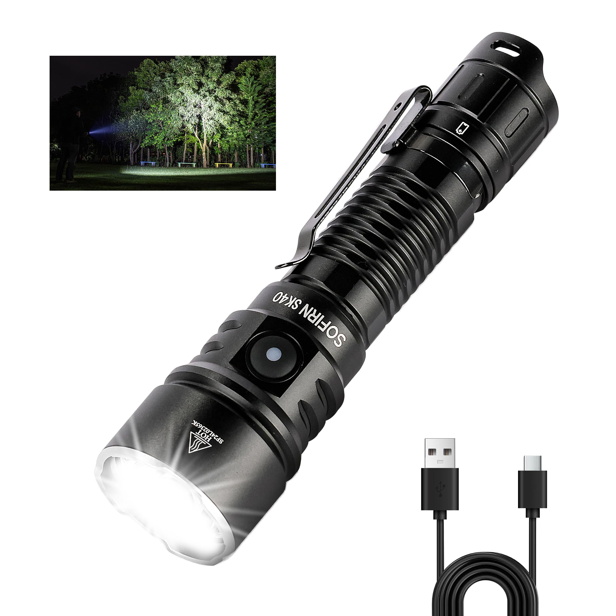 強力な懐中電灯 最大輝度13000lm 照射距離324m IMALENT MS03 LED爆光系 強力 懐中電灯 最強輝度 13000lm 照射