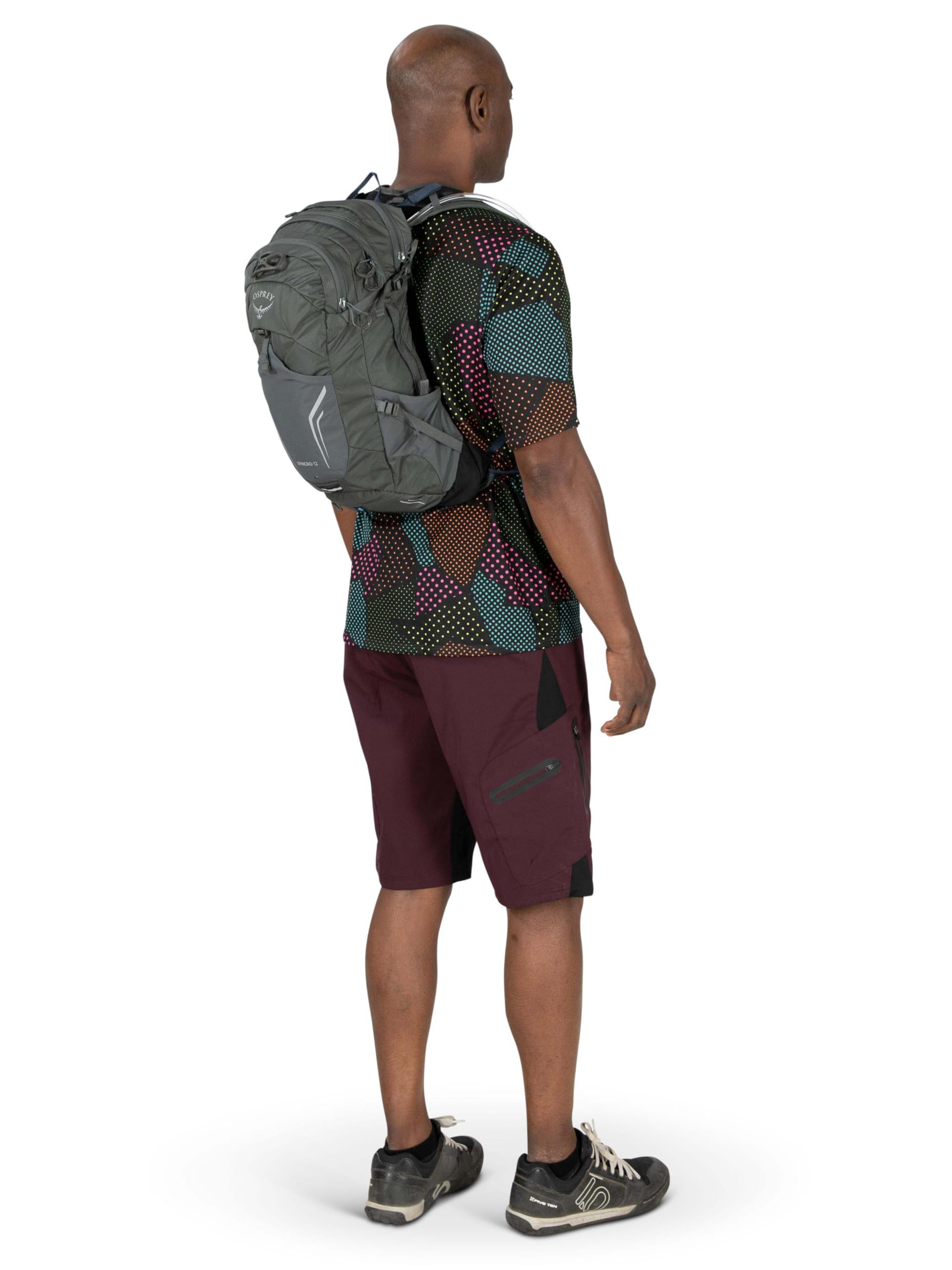 Osprey Syncro 12L męski plecak turystyczny w/Res, czarny, O/S