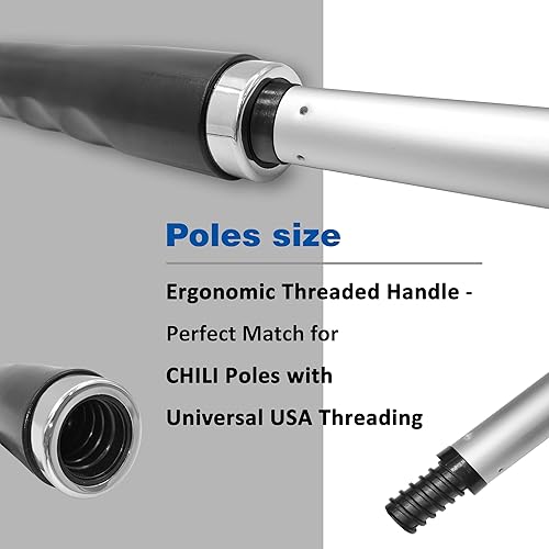 Miniatura 9 de CHILI TOOLS Raspador de poste de cincel de acero inoxidable de 7 pulgadas, raspador de pintura superior para la eliminación de pintura de techo de