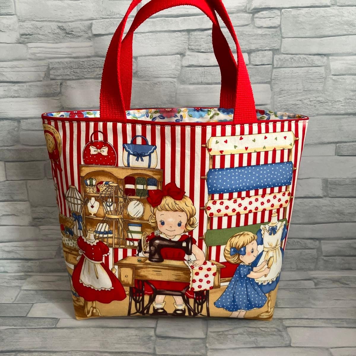 マーガレット&ソフィー　パッチワークトートバッグ SALE🌷マーガレット＆ソフィー パッチワークトートバッグ キルトバッグ