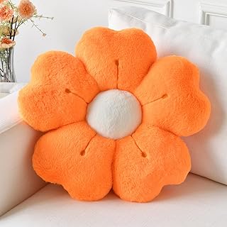 Flower Pillow, Flower Shaped Pillow Decorative Throw Pillows for Bed Cou...
