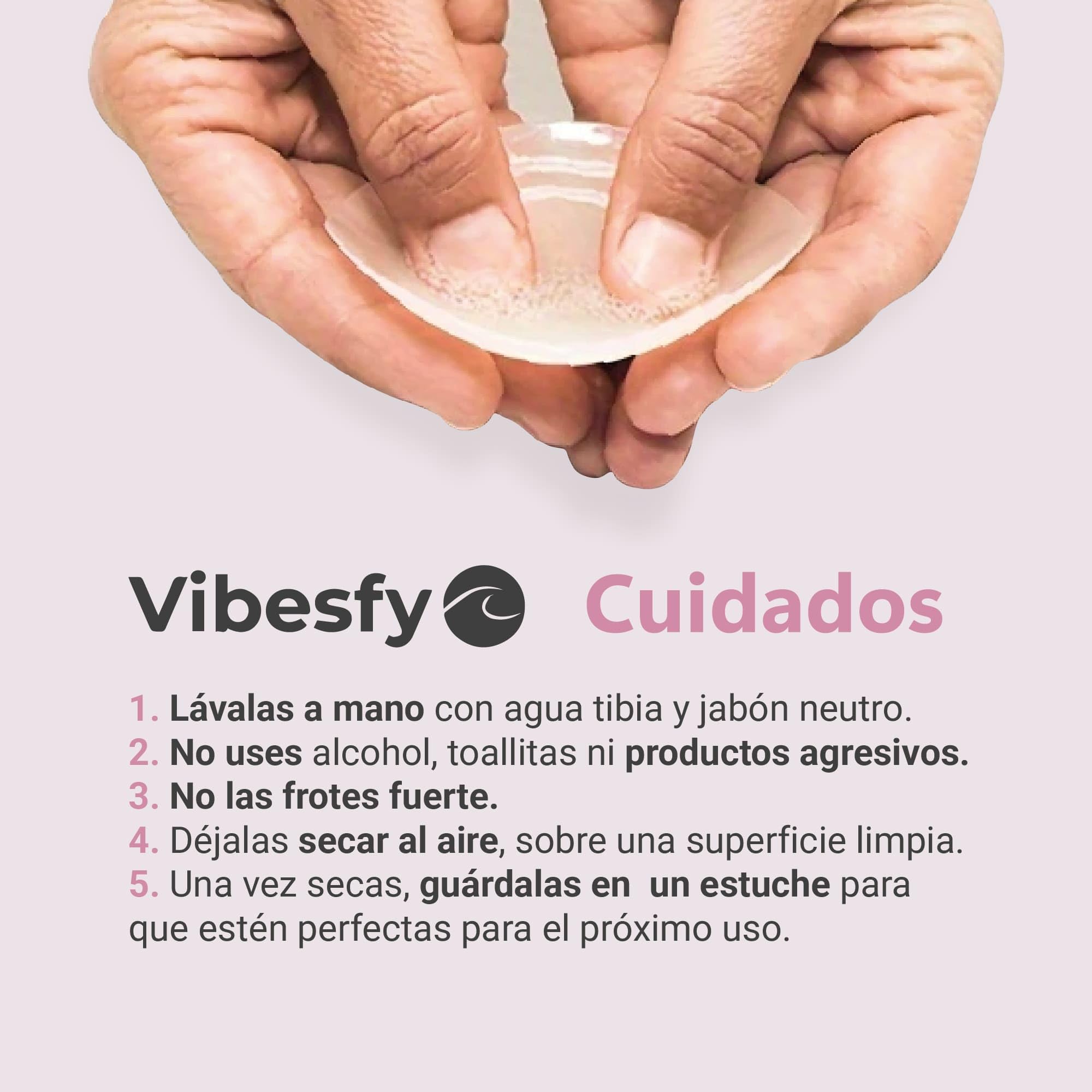 Cubre Pezones Silicona Médica Hipoalergénicas Invisibles sin Adhesivo 1 Par Nude
