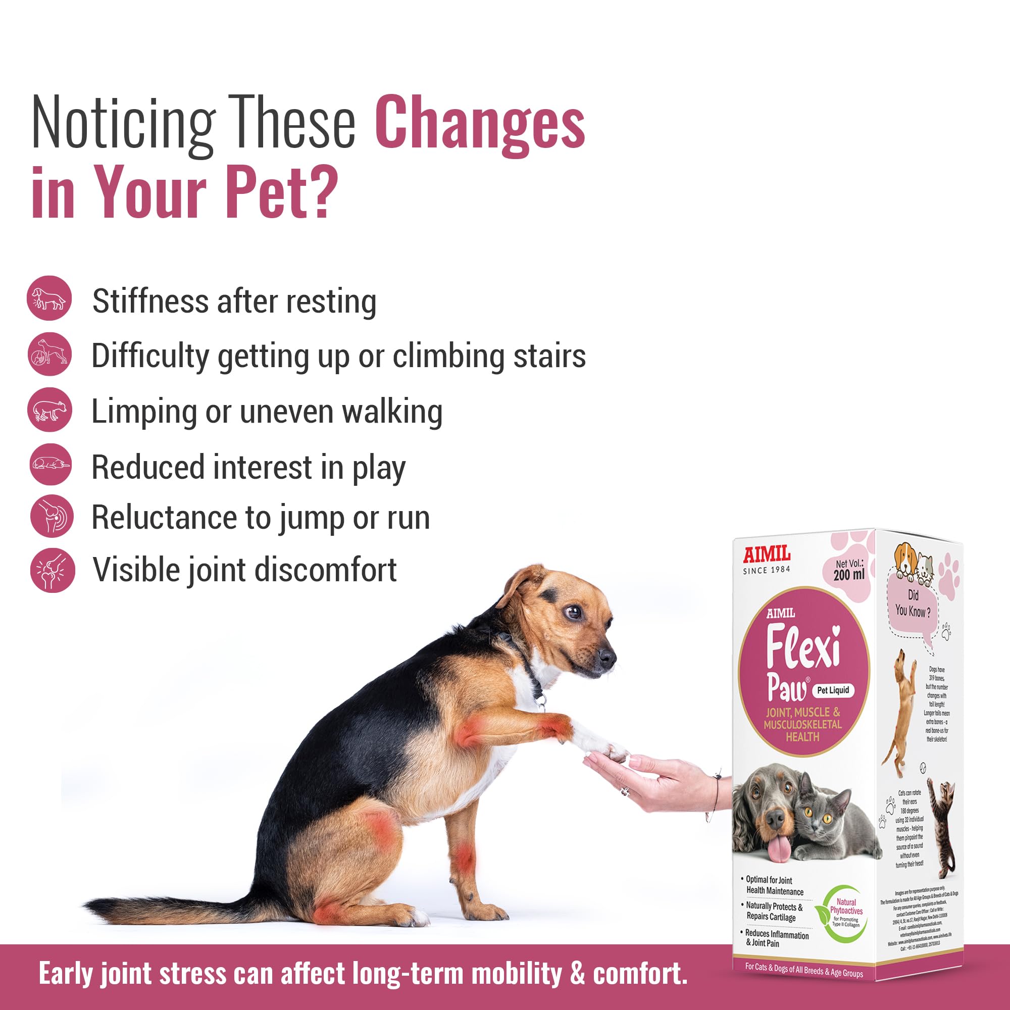 AIMIL Flexipaw Pet Liquid | Herbal Joint & Hip Support for Dogs and Cats — Amazon image 6