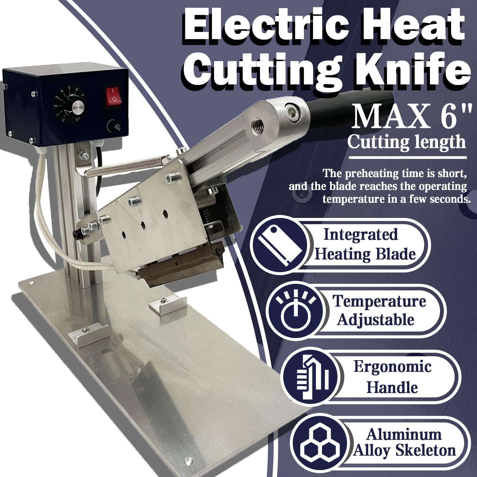 TECHTONGDA Electric Heat Cutting Knife 6