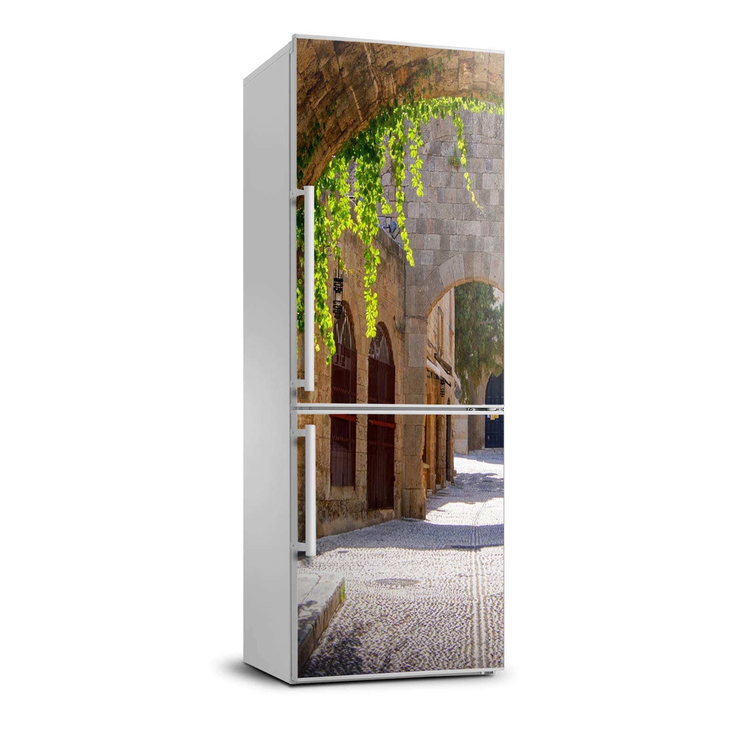 Autocollant frigo 70x190cm Tulup, sticker frigo décoratif et revêtement mural auto-adhésif